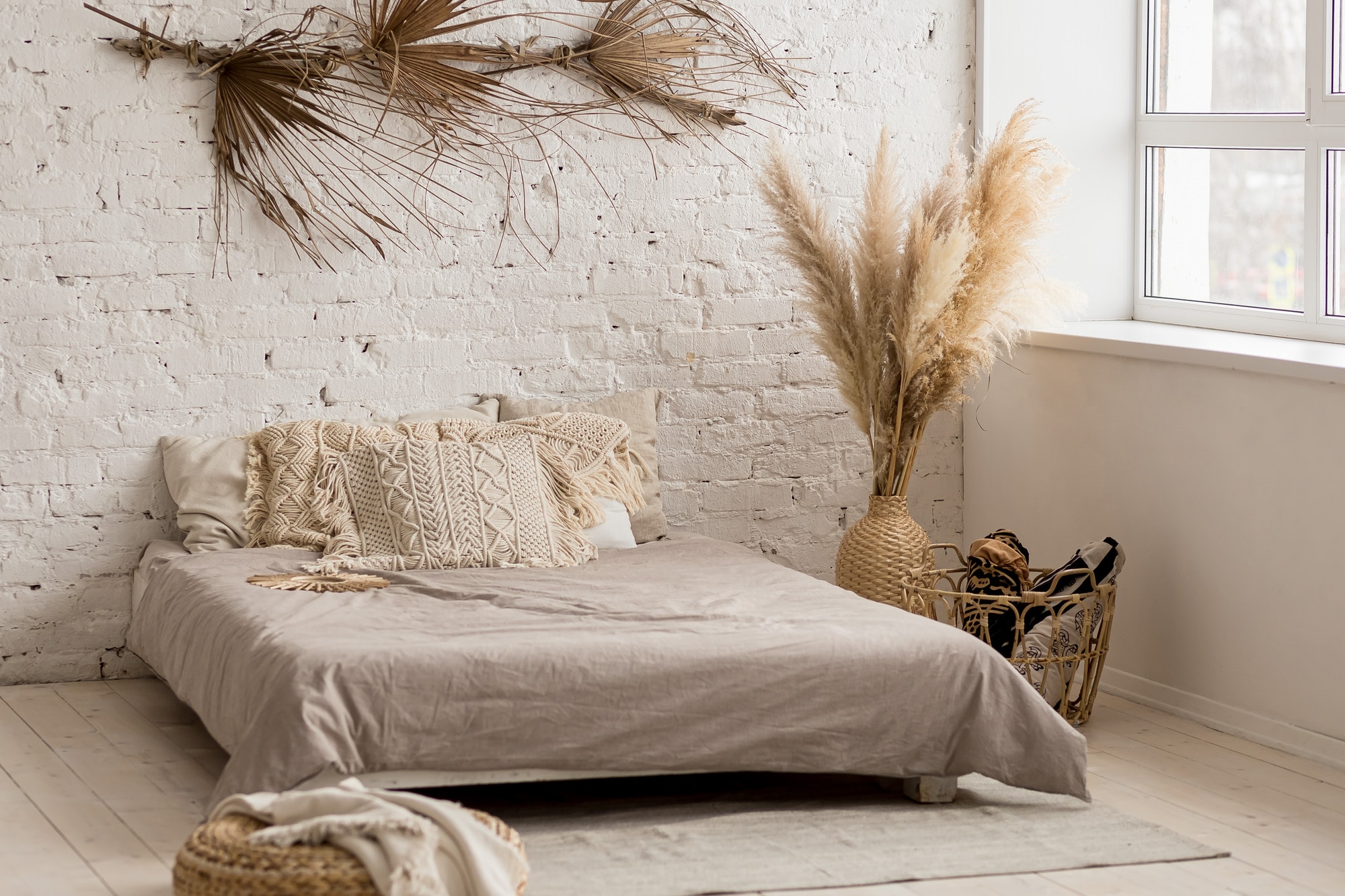 interior in pastel colors. Minimalism